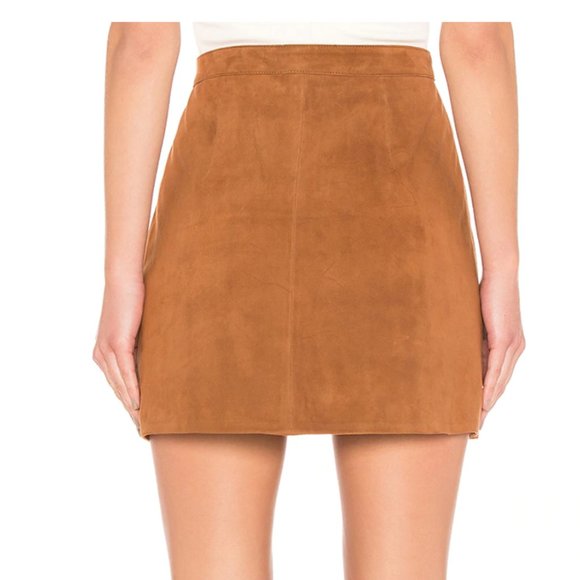 House of Harlow 1960 x REVOLVE Klara Suede Skirt - Picture 2 of 8